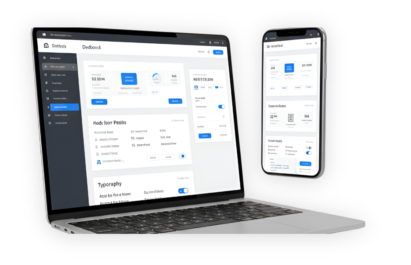 Beautiful Interfaces Dashboard Mockup